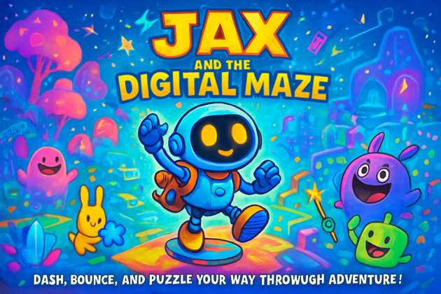 Jax and the Digital Maze - Jabali AI Poster