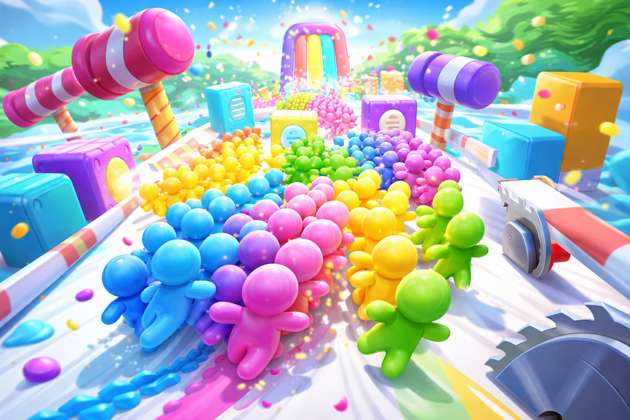 Color Crowd Rush - Jabali AI Poster