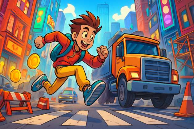 Truck Run Dash - Jabali AI Poster