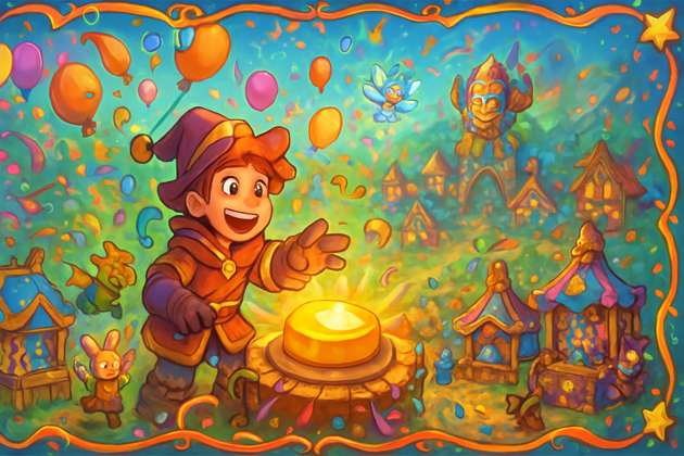 Festival Realms: Party Quest - Jabali AI Poster