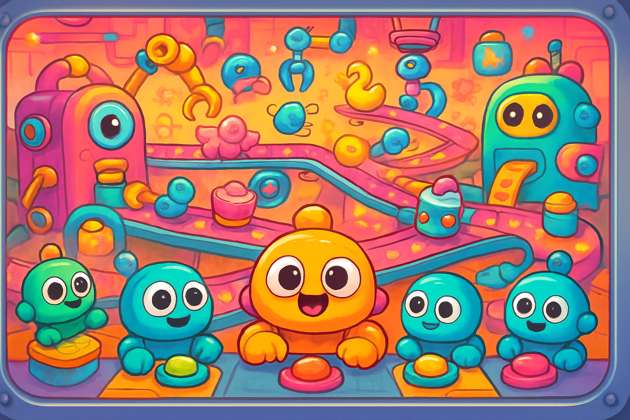 Robo Factory Frenzy - Jabali AI Poster