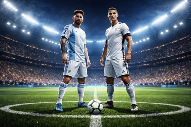 Messi Ronaldo Kickoff Legends - Jabali AI Poster
