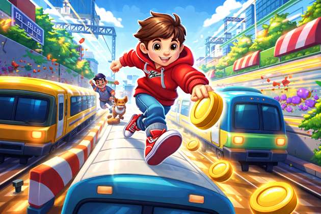 AWAIS77 Subway Dash - Jabali AI Poster