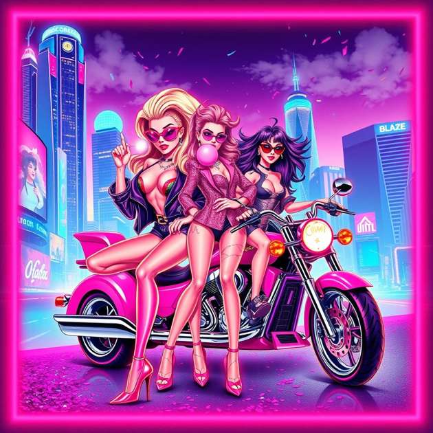 Glitter & Mayhem - Jabali AI Poster