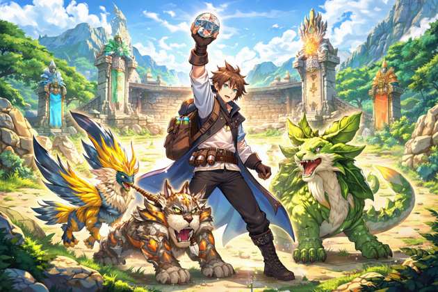 MonHun Liga Monstruo - Jabali AI Poster