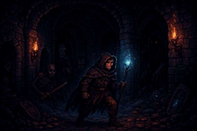 Labyrinth of the Cloudforge - Jabali AI Poster