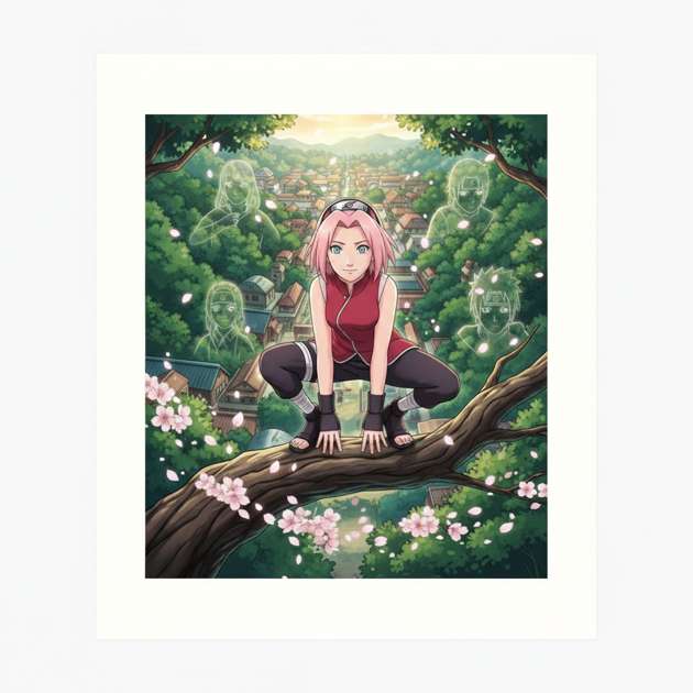 Sakura: Blooming Ninja - Jabali AI Poster
