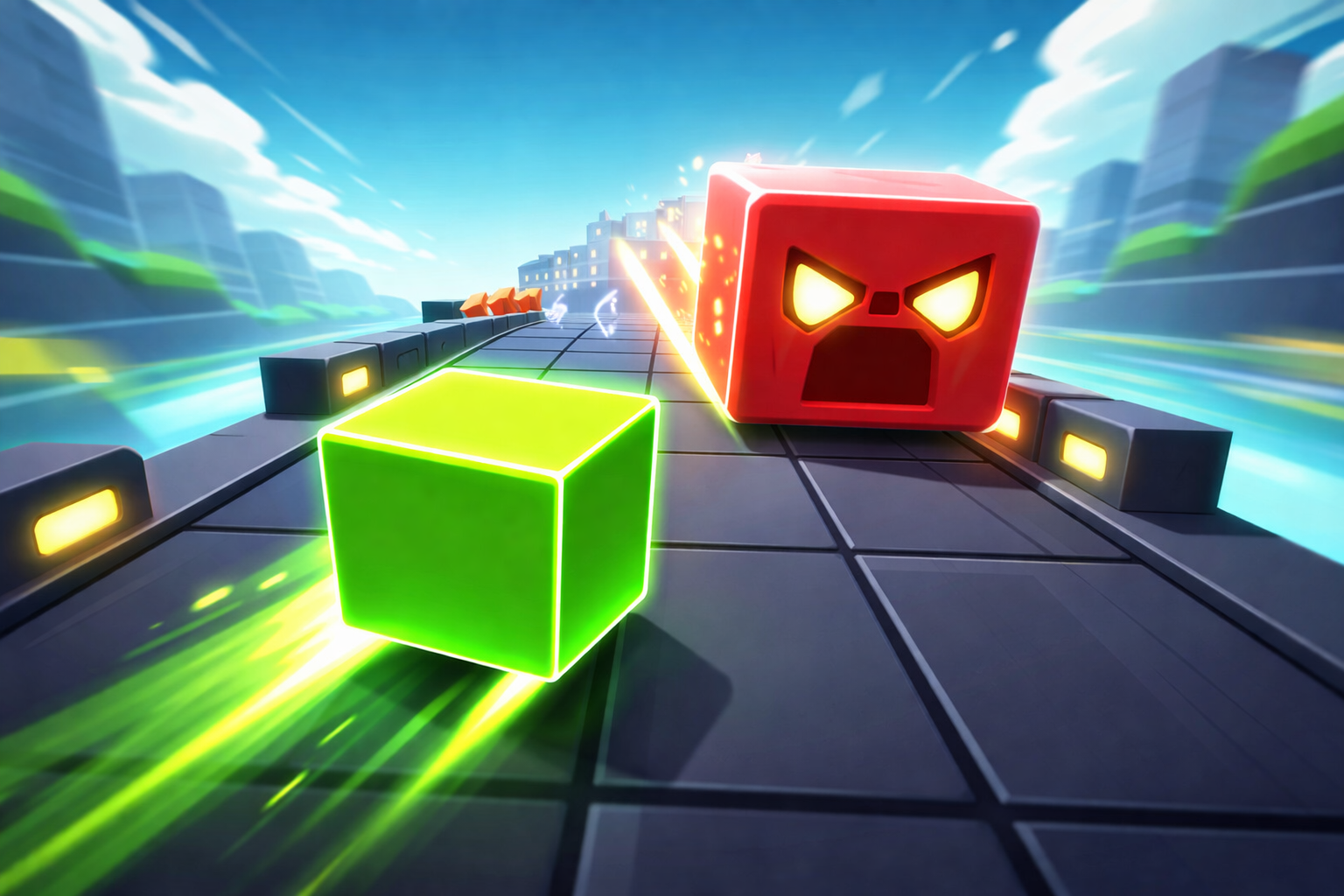 Cube Dash 3D - Instant game by Jabali AI