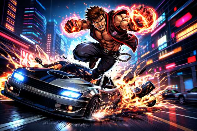 Turbo Clash: Road Rage Rumble - Jabali AI Poster