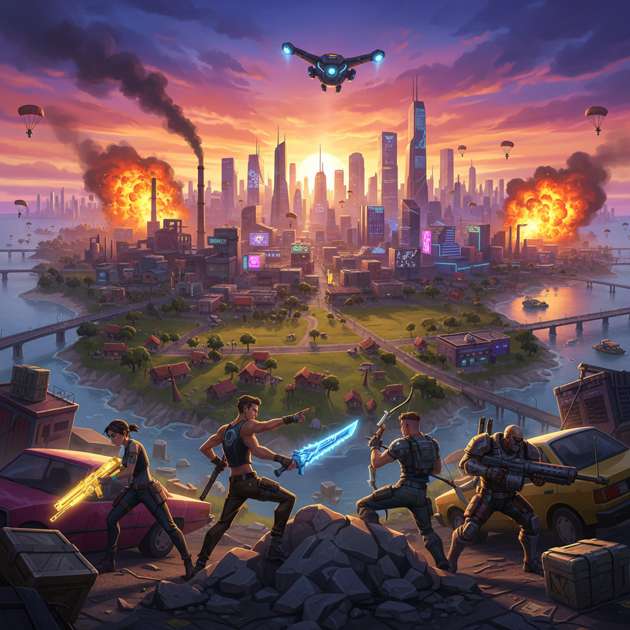 City Survival Arena - Jabali AI Poster