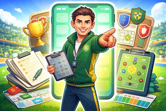 Brasil Soccer Manager - Jabali AI Poster