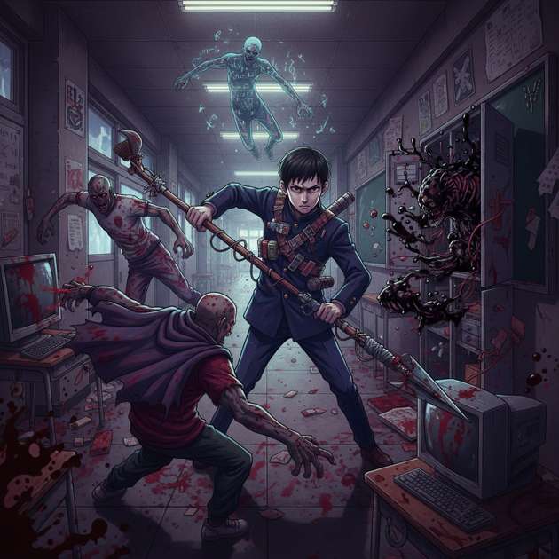 Midnight Hallways - Jabali AI Poster