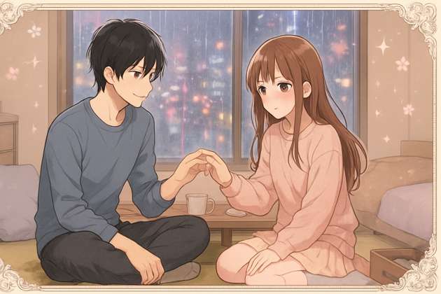 Raindrops and Blushing - Jabali AI Poster
