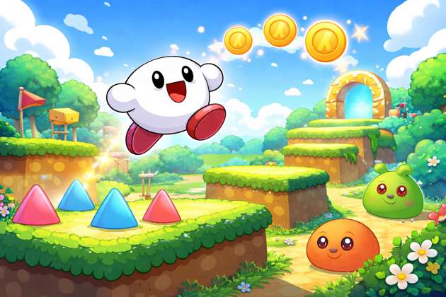 Coin Hop Adventure - Jabali AI Poster