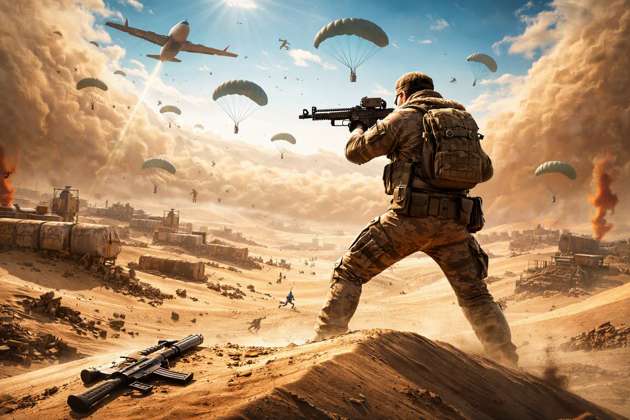 عاصفة الباتل 3D - Jabali AI Poster