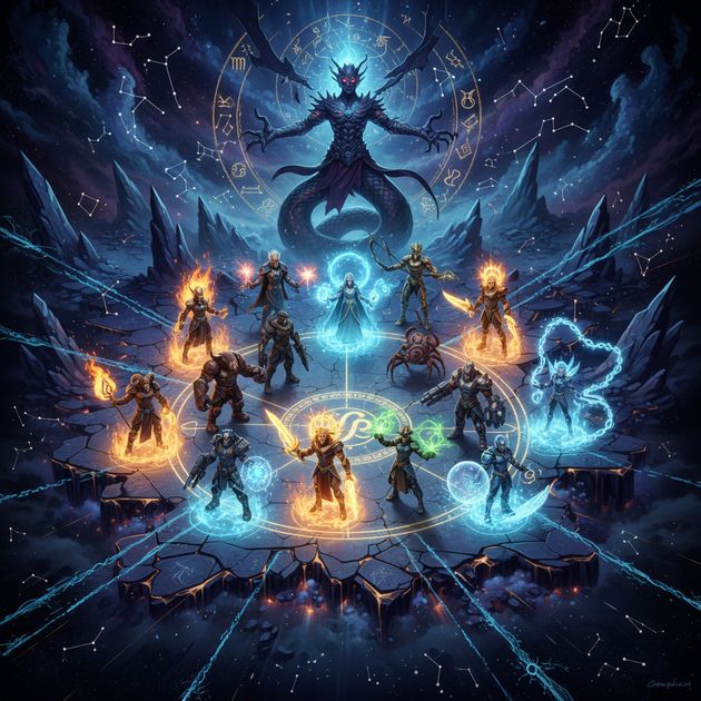 The Chronicles of the Zodiac: War of the Constellations - Jabali AI Poster