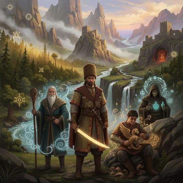 Abraskil: Legends of the Mountain - Jabali AI Poster