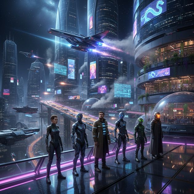 Starlink Metropolis - Jabali AI Poster