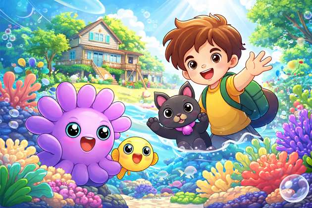 Ocean Friends English Adventure - Jabali AI Poster