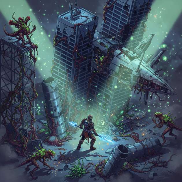 Echoes of the Overgrown - Jabali AI Poster