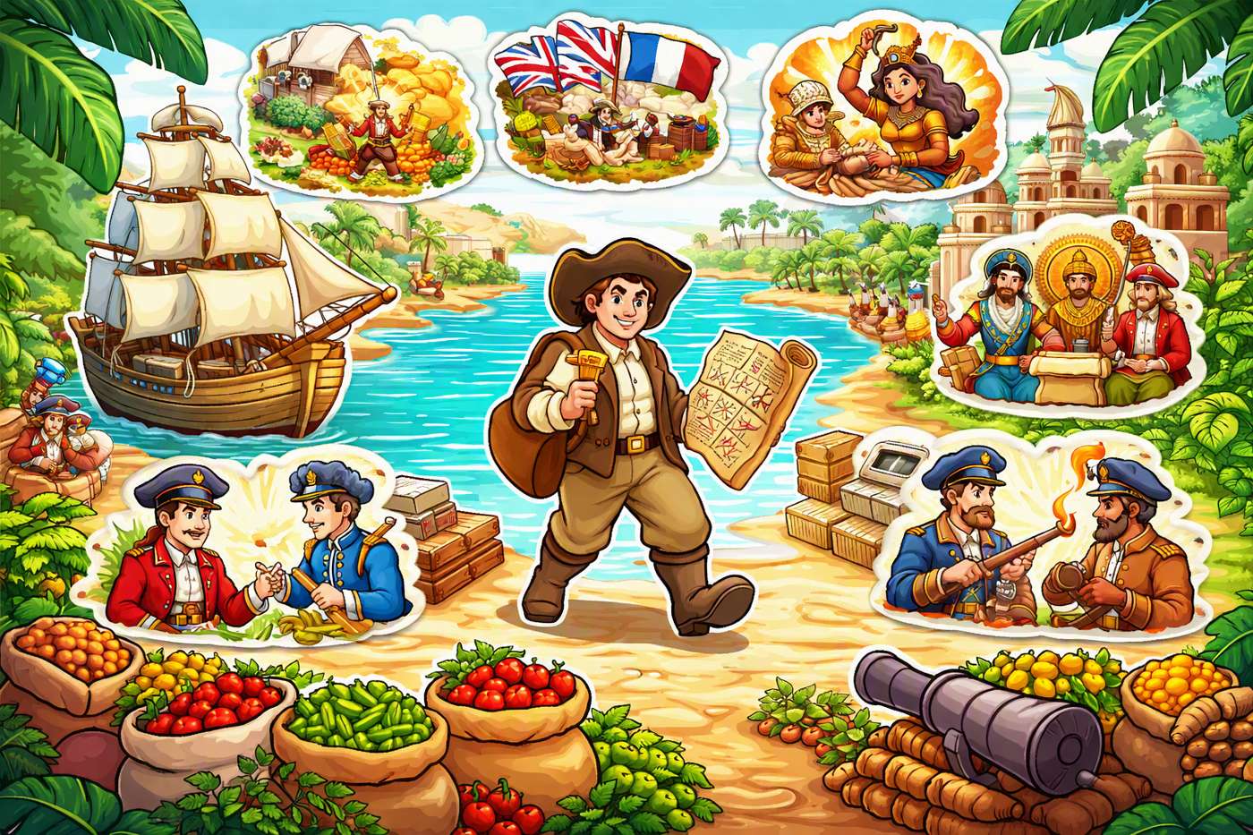 British Rule in India Drag Drop game artwork