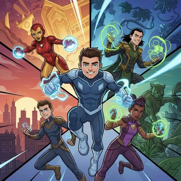 Marvel Combo Quest - Jabali AI Poster