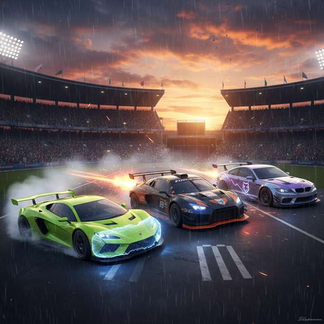 Turbo Rivals: Battle Circuit - 3D Racing by Jabali AI