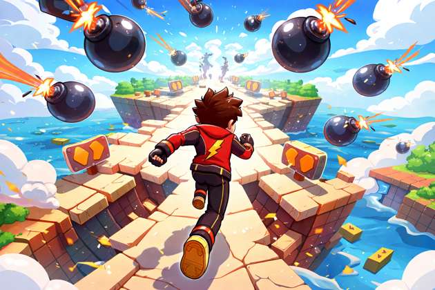 Bomb Dash Endless - Jabali AI Poster
