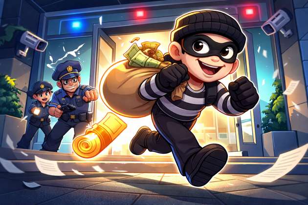 Chor Police Heist Escape 100 - Jabali AI Poster