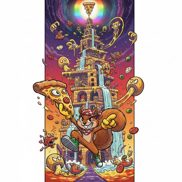 Pizza Tower - Jabali AI Poster