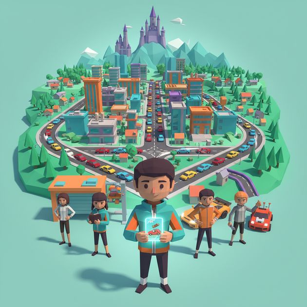 Card City Racers - Jabali AI Poster