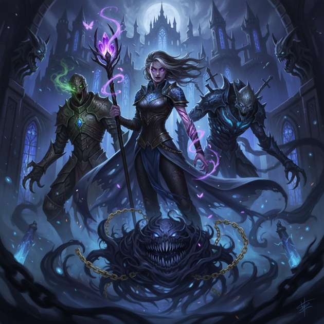 Cursebound Labyrinth - Jabali AI Poster