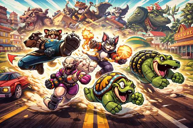 Brasonic 20XX USA Beast Brawl - Jabali AI Poster
