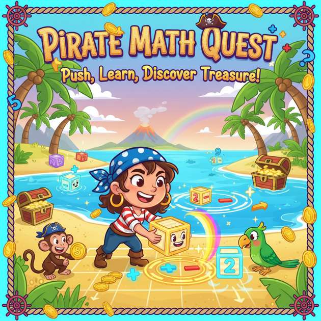 Pirate Math Quest - Jabali AI Poster