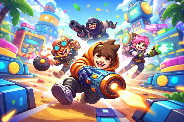 Blaster Brawl - Jabali AI Poster