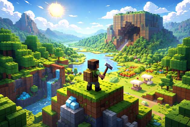 Blockcraft Adventures - Jabali AI Poster