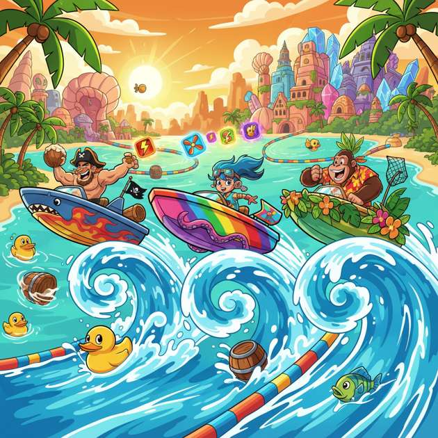 Wave Rush Rivals - Jabali AI Poster