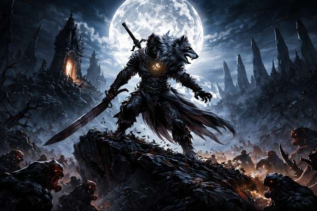 Moonbound Curse - Jabali AI Poster