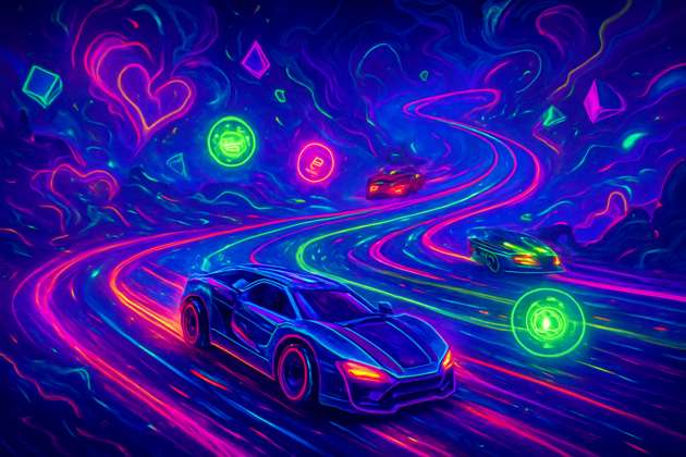 Neon Mindrush - Jabali AI Poster