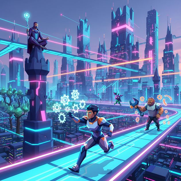 Gearbound: IT Polygon - Jabali AI Poster