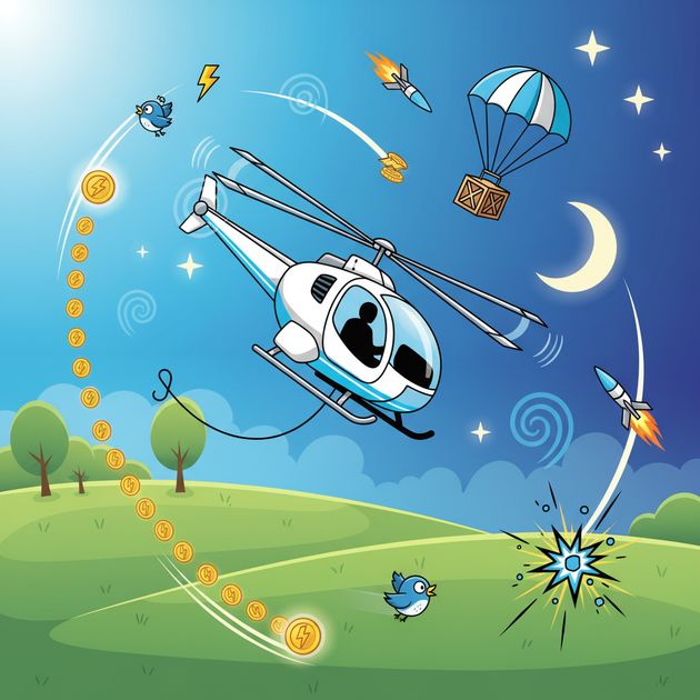 Neon Rotor Rush - Jabali AI Poster