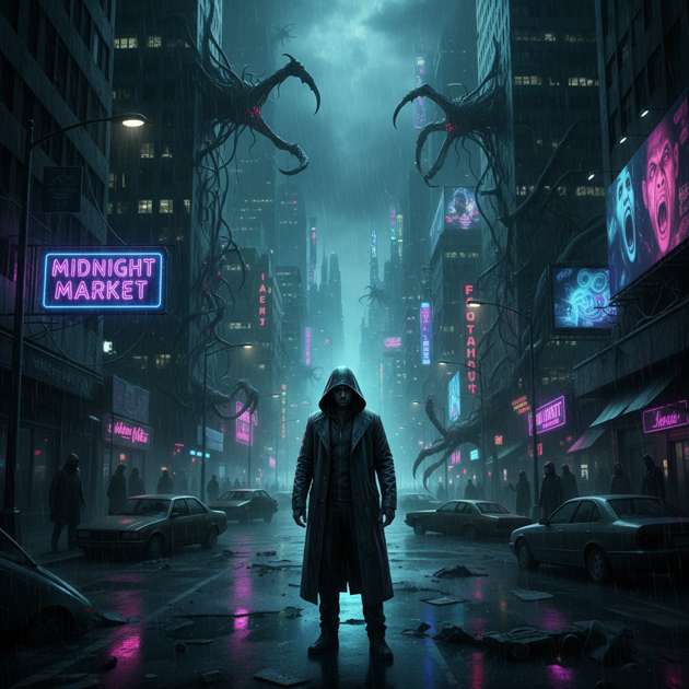 Neon Veins - Jabali AI Poster