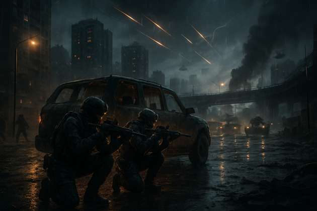 Urban Survival Front - Jabali AI Poster