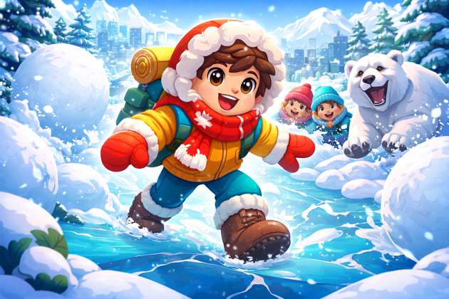 Snowball Survival - Jabali AI Poster