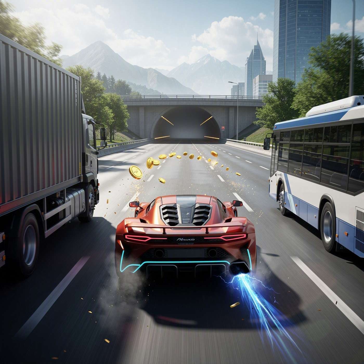 Highway Rush Endless Drive game artwork