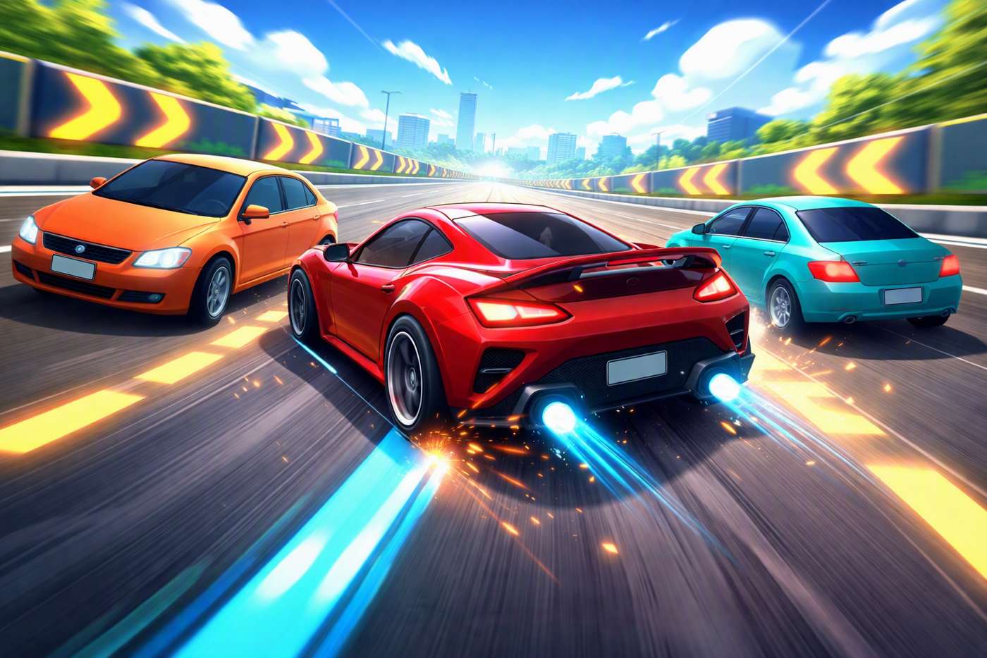 Turbo Drift Rush game artwork