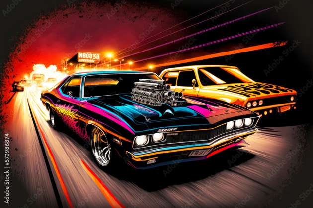 Neon Shift: Street Rivals - Jabali AI Poster