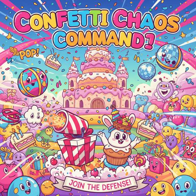 Confetti Chaos Command - Jabali AI Poster