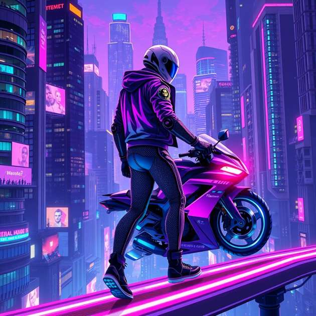 Neon Breaker Rush - Jabali AI Poster
