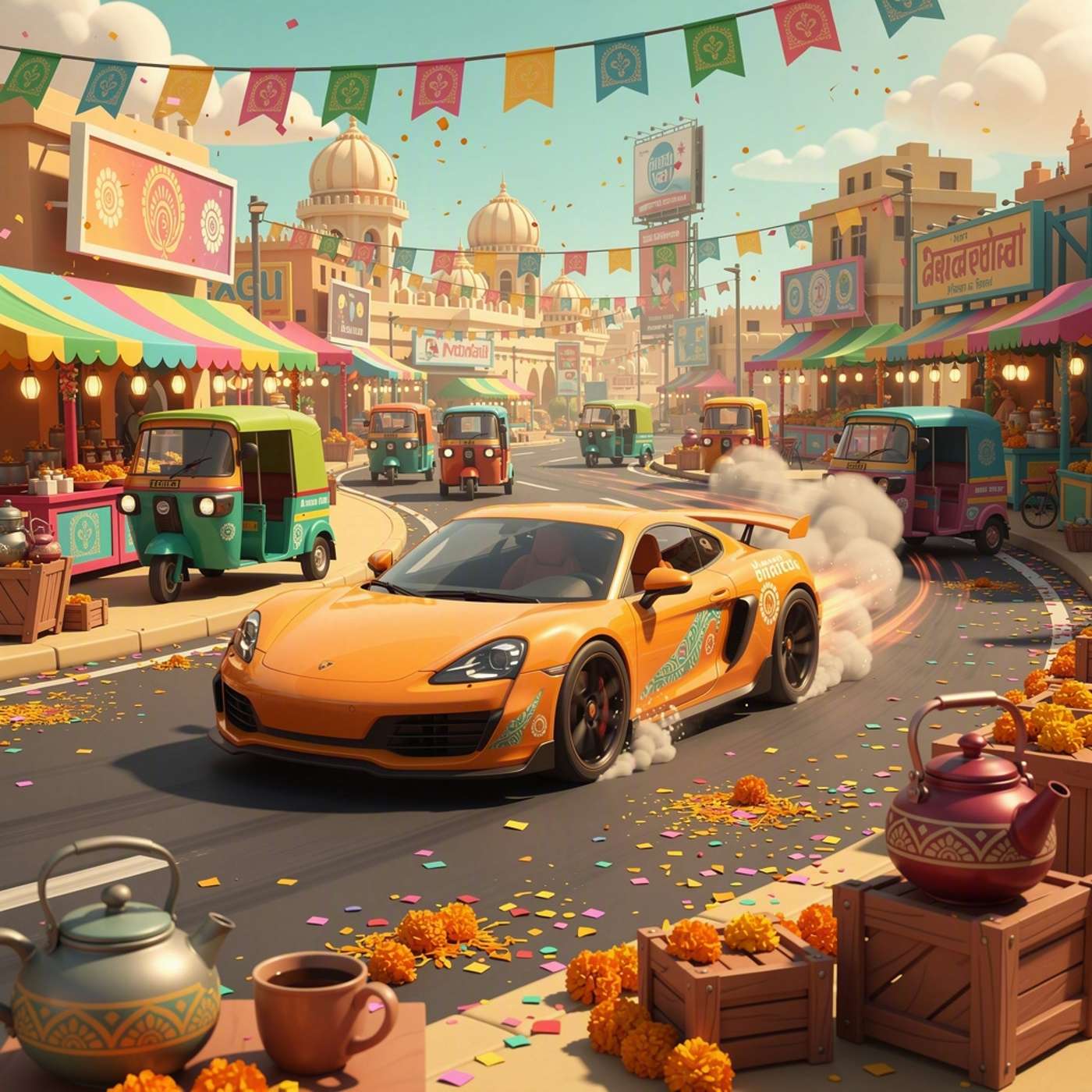 तेज़ रेस धमाका game artwork